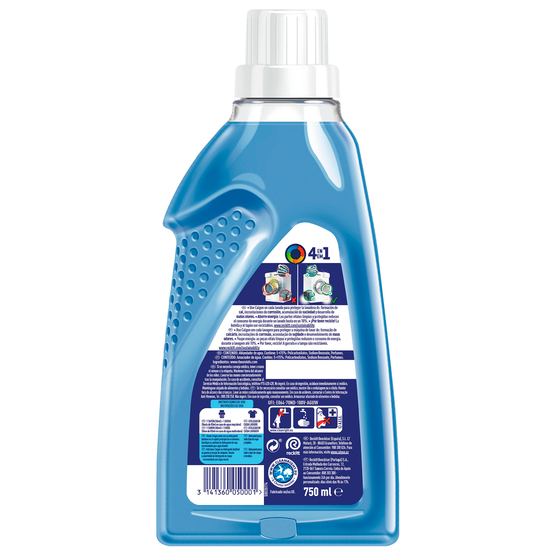 DESCALIFICADOR ANTICAL GEL CALGON 750ML