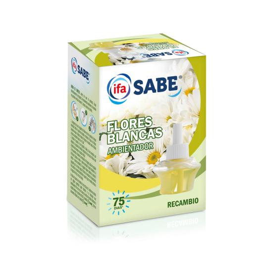 AMBIENTADOR ELÉCTRICO RECAMBIO FLORES BLANCAS IFA SABE 25ML