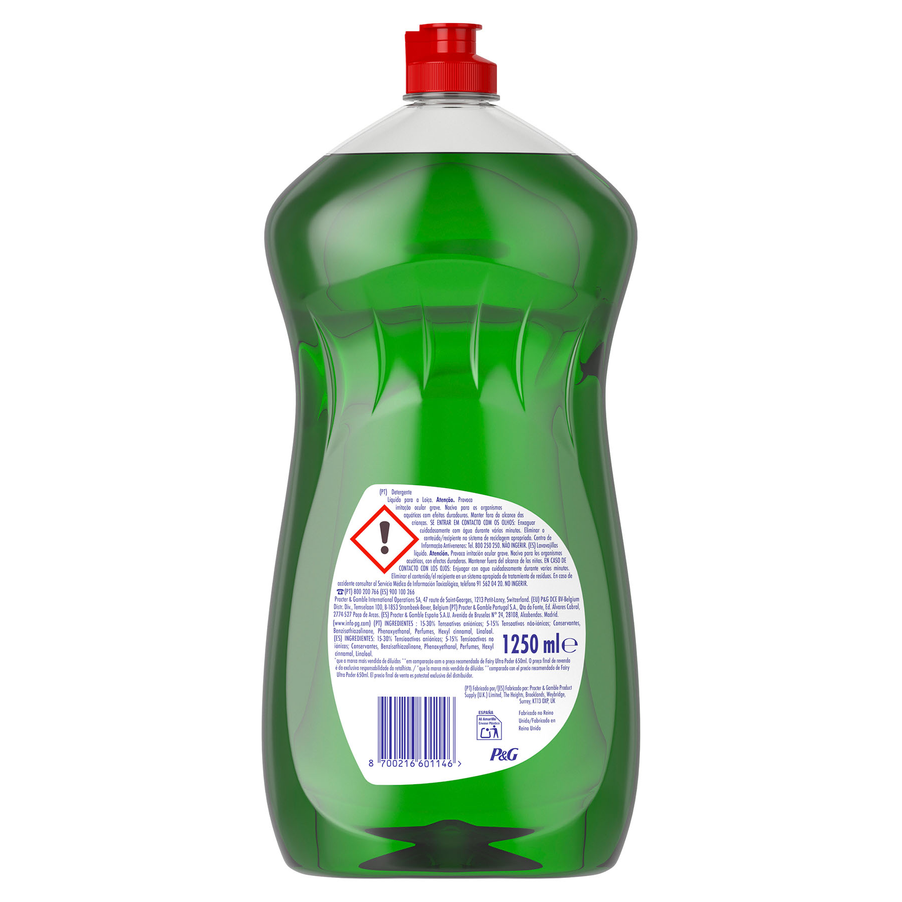 LAVAVAJILLAS ULTRA PODER FAIRY 1250ML