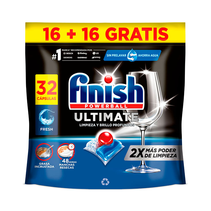 LAVAVAJILLA MÁQUINA ULTIMATE FINISH 16+16D