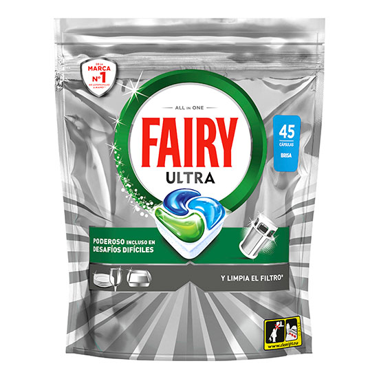 Lavavajillas maquina capsulas ultra Fairy 23+22d