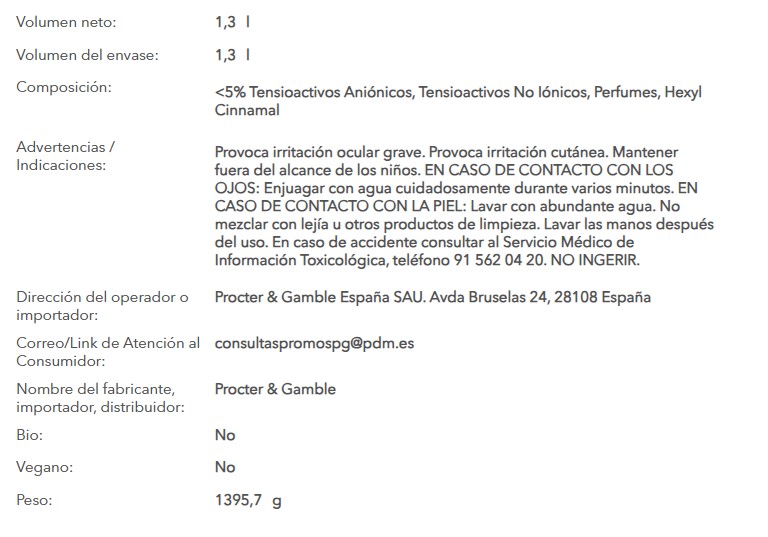 LIMPIADOR BAÑO BRILLO DON LIMPIO 1.3L