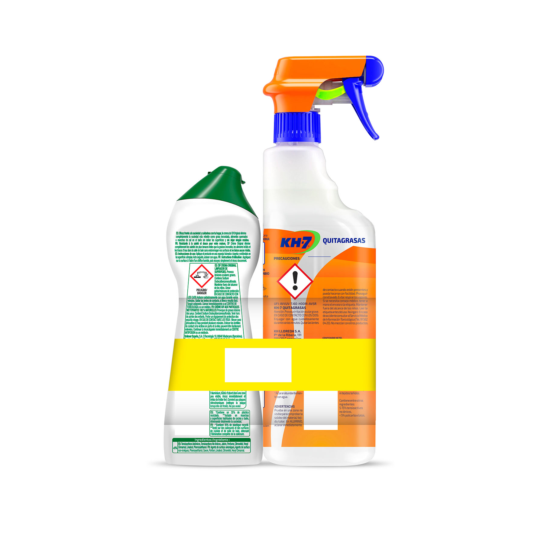 DESENGRASANTE PISTOLA+CIF KH7 780ML