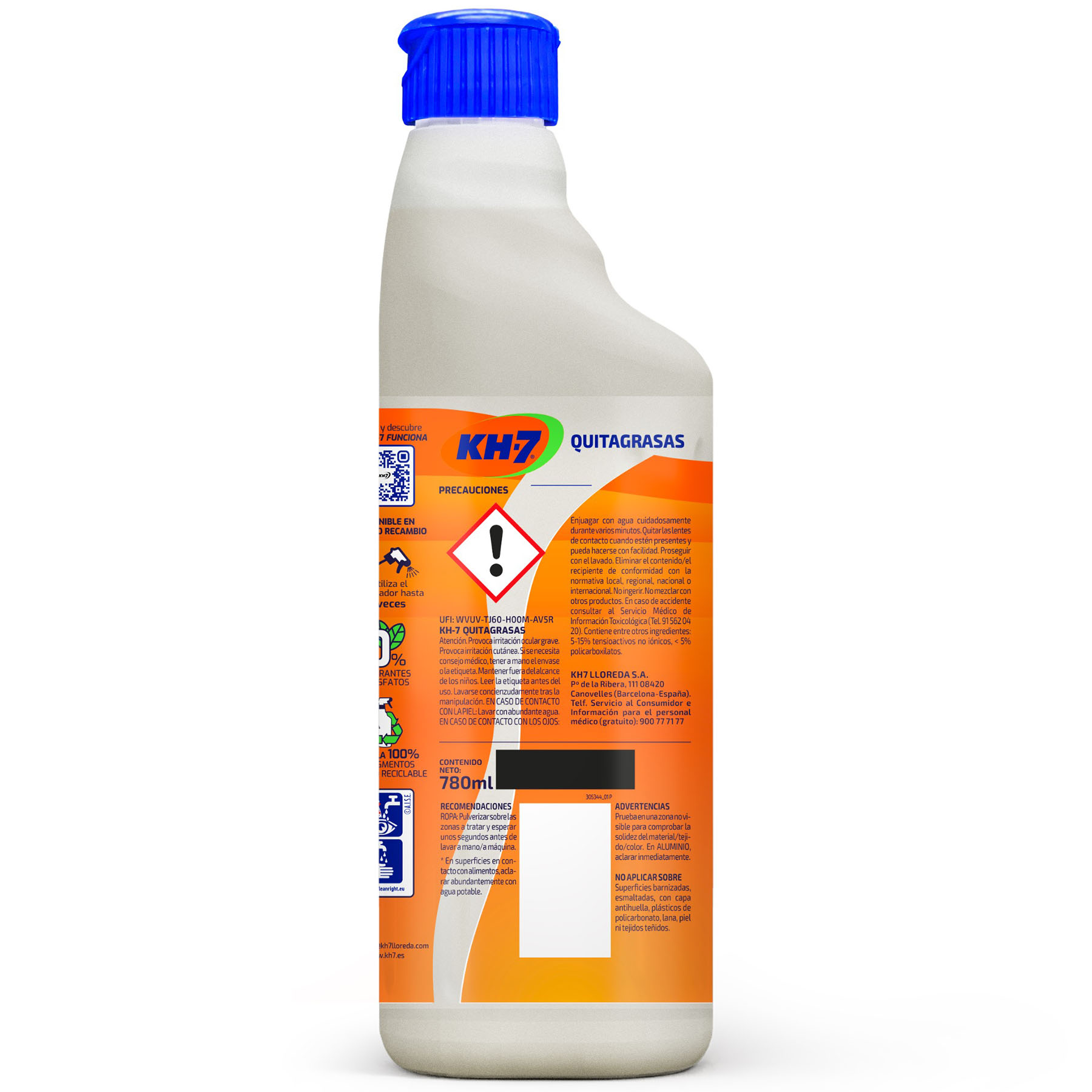 DESENGRASANTE RECAMBIO KH7 780ML