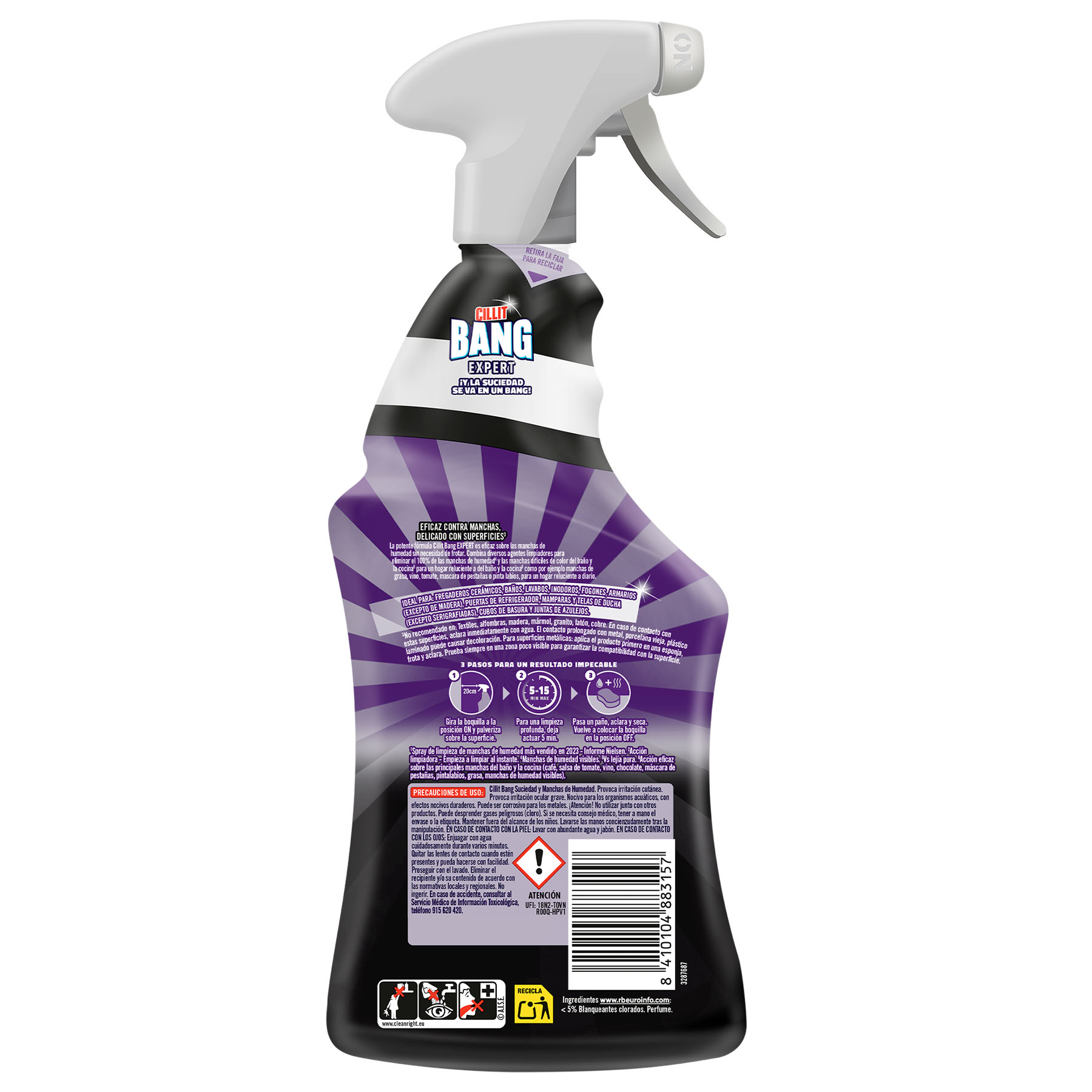 LIMPIADOR SUCIEDAD/HUMEDAD CILLIT BANG 750ML