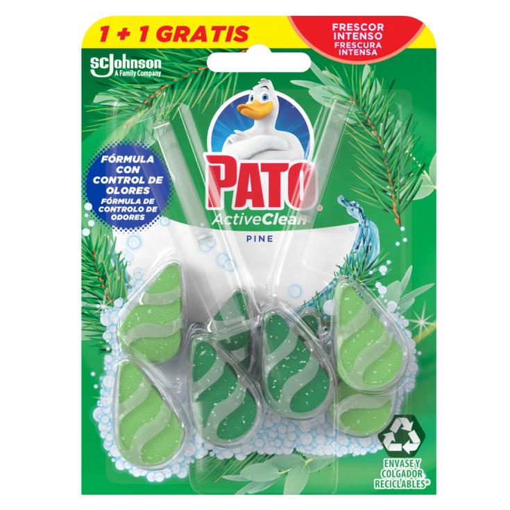 LIMPIADOR WC COLGADOR ACTIVE CLEAN PINO PATO 2U