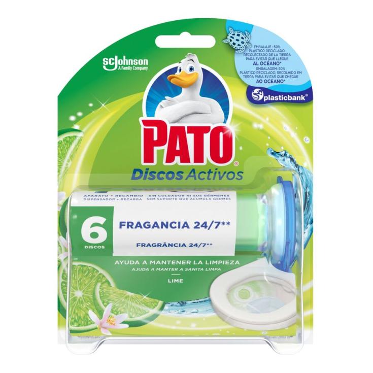 LIMPIADOR WC DISCOS ACTIVOS LIMA PATO 6DOSIS