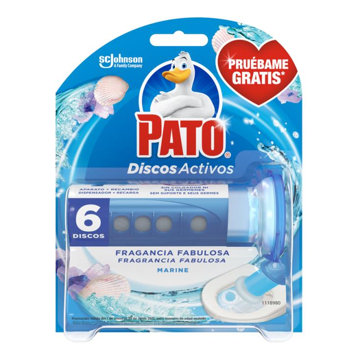 LIMPIADOR WC DISC ACTI FRESCOR MARINO PATO 6DOSIS - LaDespensa