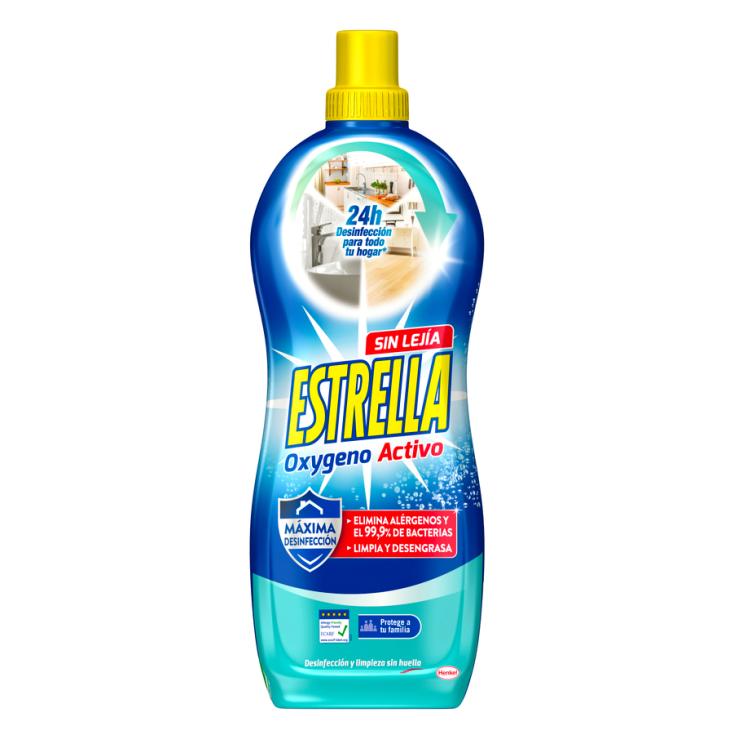 LEJÍA CON DETERGENTE OXI ACTIVO ESTRELLA 1.25L - LaDespensa