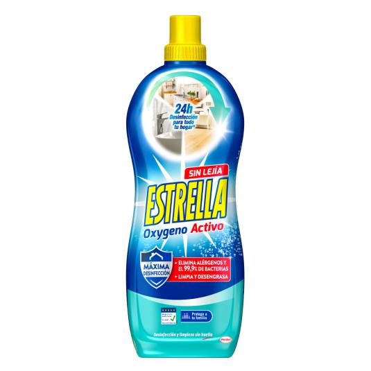 LEJÍA CON DETERGENTE OXI ACTIVO ESTRELLA 1.25L