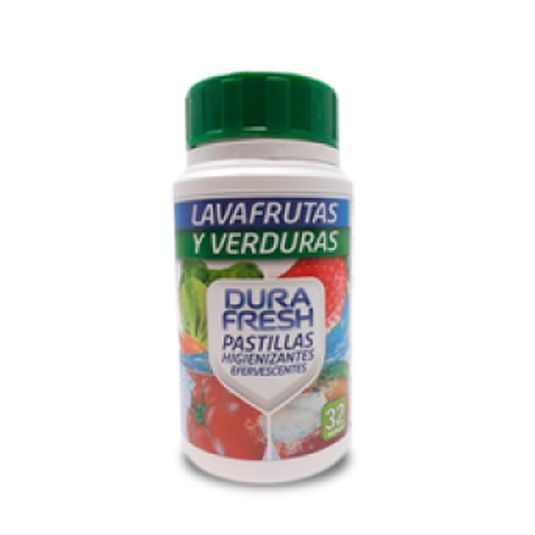 LAVAFRUTAS Y VERDURAS PASTILLAS DURAFRESH 32U