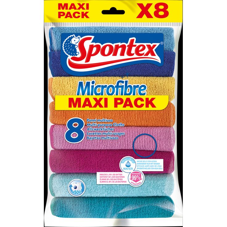 BAYETA MICROFIBRAS MULTIUSOS SPONTEX P8