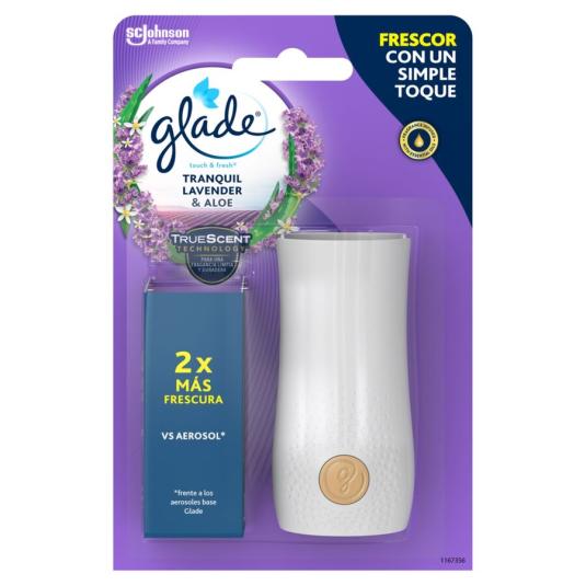 AMBIENTADOR BAÑO LAVANDA UN TOQUE APARATO GLADE BRISE 3UD