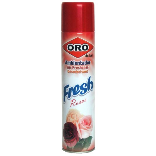 AMBIENTADOR AEROSOL FRESH ROSAS ORO 405ML