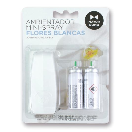 AMBIENTADOR MINI SPRAY FLORES BLANCAS MAYORDOMO P2 12ML