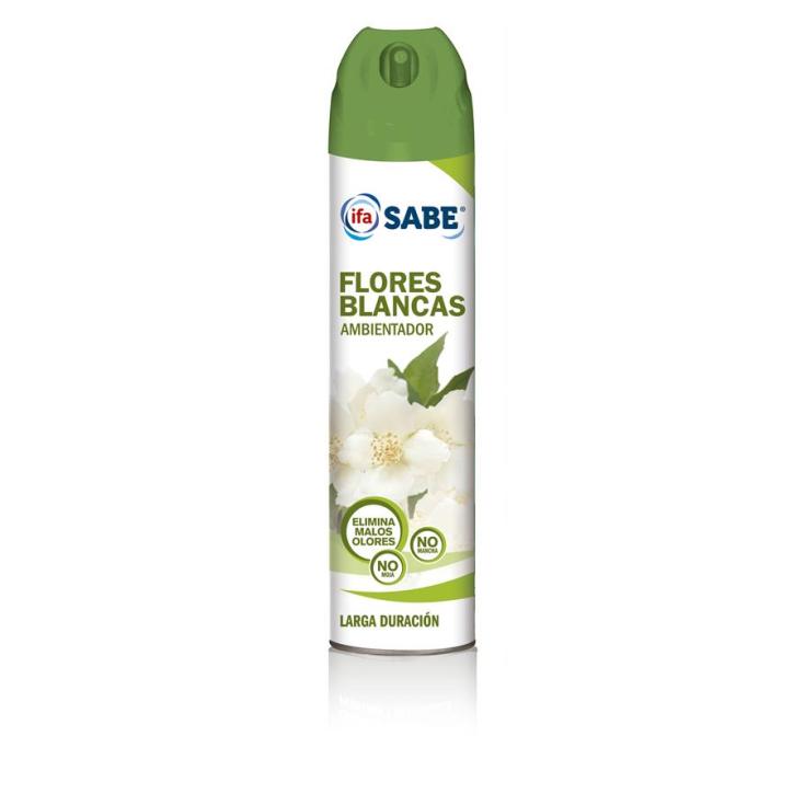 AMBIENTADOR AEROSOL FLORES BLANCAS IFA SABE 300ML