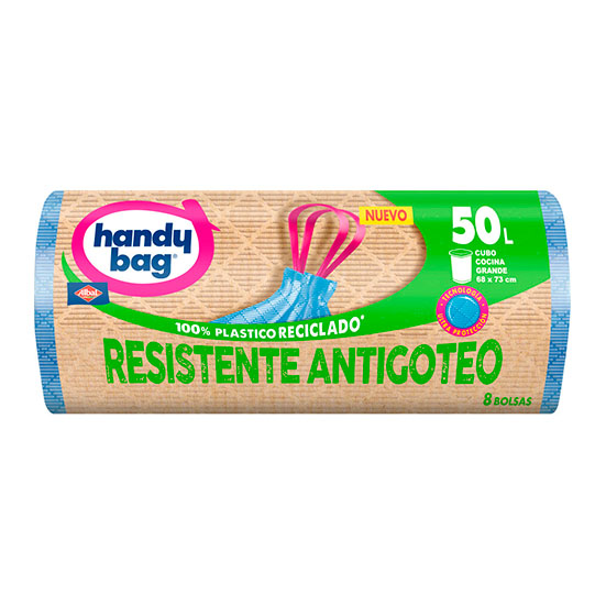 BOLSAS BASURA ANTIGOTEO 50L HANDY BAG 8U