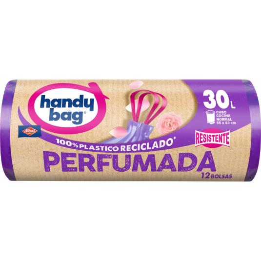 BOLSA BASURA PERFUMADA 30L HANDY BAG 12U