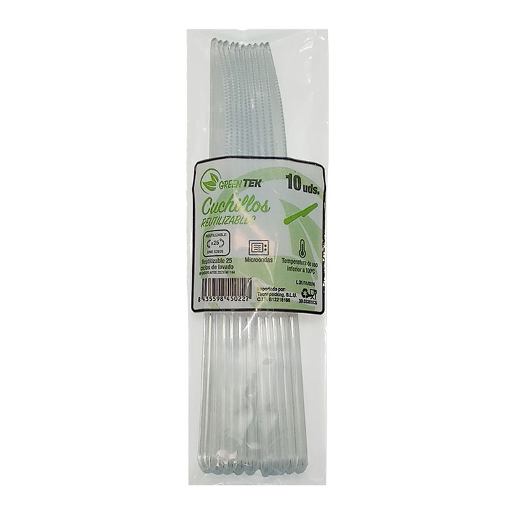 CUCHILLO REUTILIZABLE GREEN TEK P10