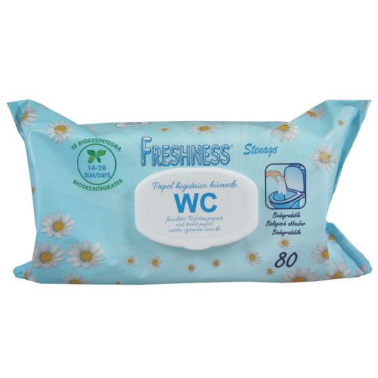 Toallitas wc húmedas SCOTTEX Fresh jumbo pack de 80 uds