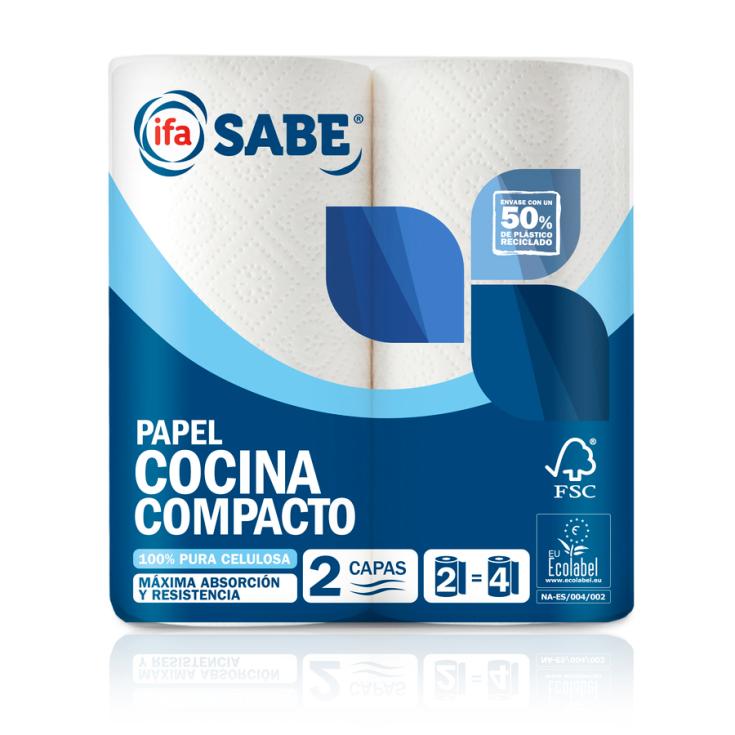 PAPEL COCINA DOBLE ROLLO IFA SABE 2U - LaDespensa