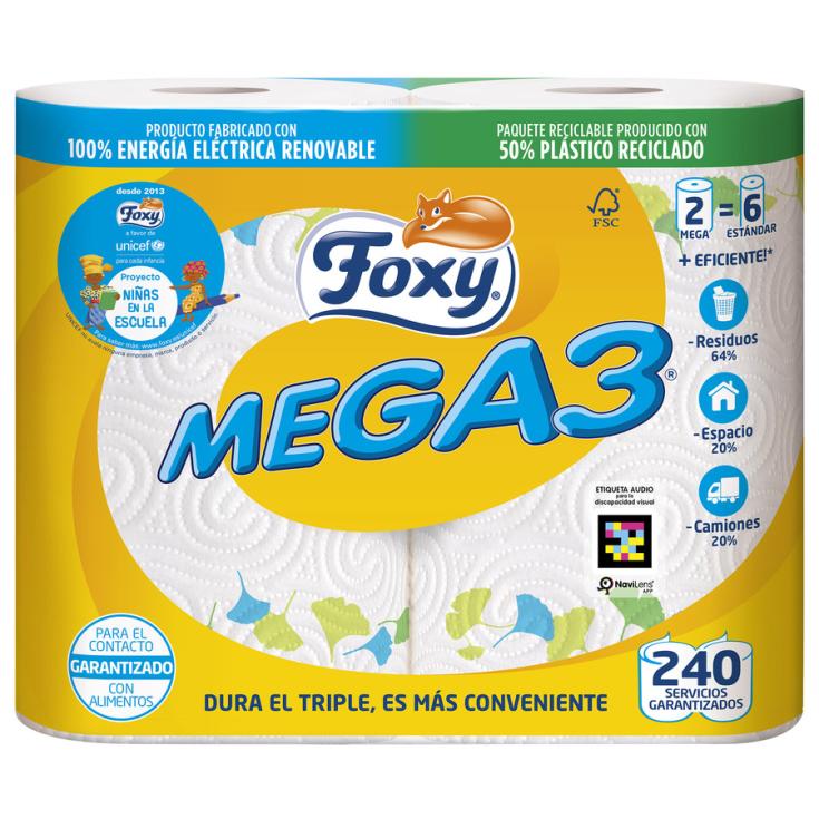 PAPEL COCINA MEGA3 FOXY P2