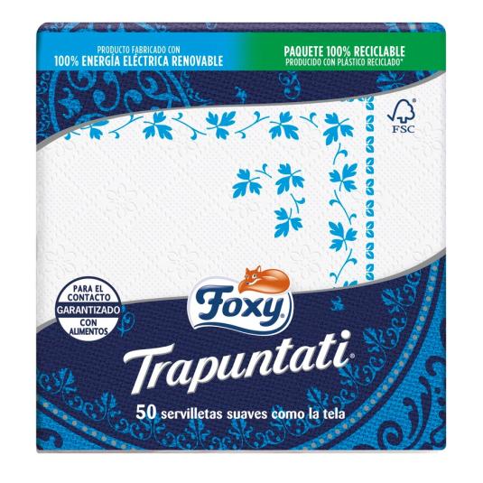 SERVILLETAS TRAPUNTATI FOXY