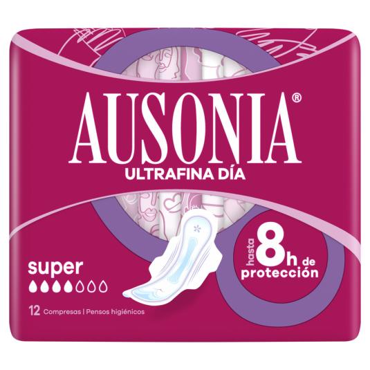 COMPRESA SUPER ALAS AIR DRY AUSONIA 12U