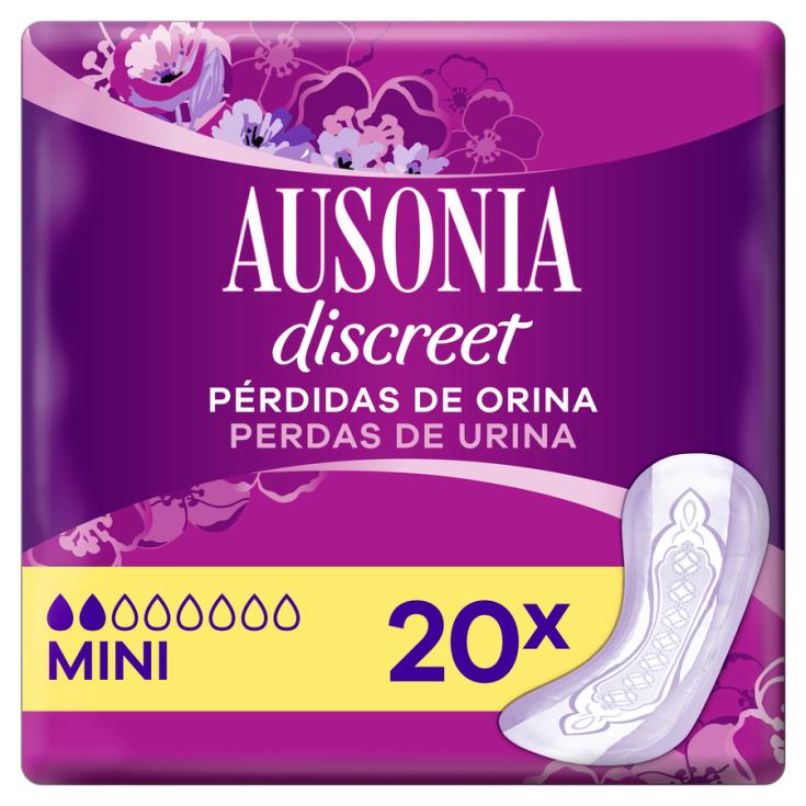 Higiene Ausonia mujer DISCREET compresas incontinencia maxi 12 u