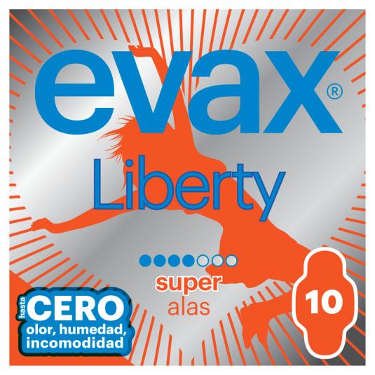 COMPRESA SUPER ALAS LIBERTY EVAX 10U