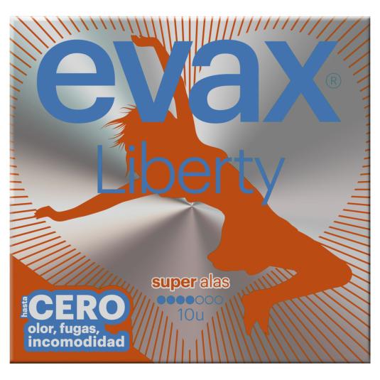 COMPRESA SUPER ALAS LIBERTY EVAX 10U