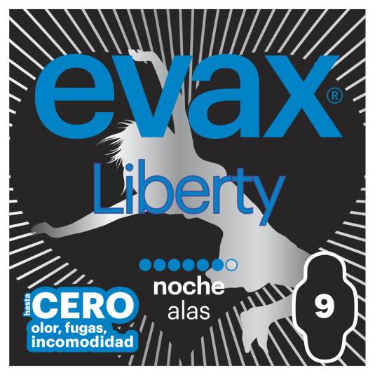 COMPRESA NOCHE ALAS LIBERTY EVAX 9U