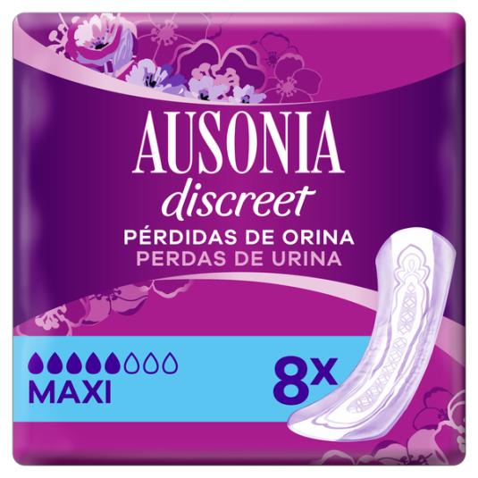 COMPRESA INCONTINENCIA MAXI DISCREET AUSONIA 8U