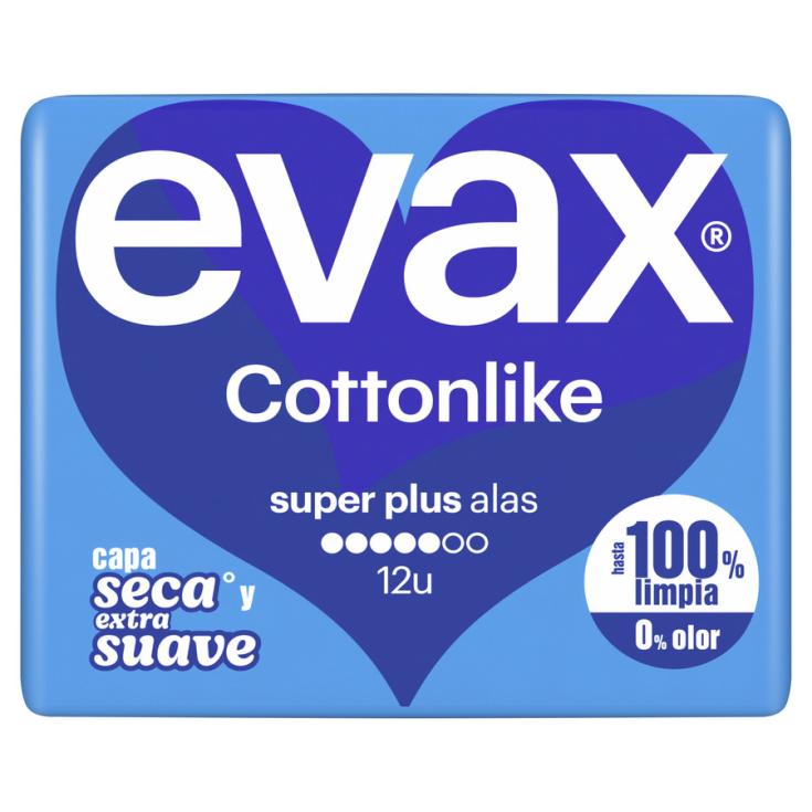 COMPRESA SUPERPLUS ALAS EVAX COTTONLIKE P12