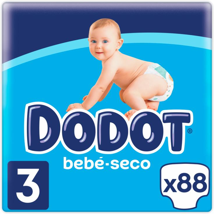 PAÑAL BEBÉ SECO T3 6-10KG DODOT 84U