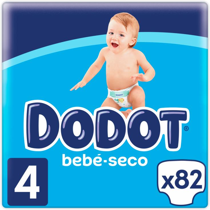 PAÑAL BEBÉ SECO T4 9-14KG DODOT 78U - LaDespensa