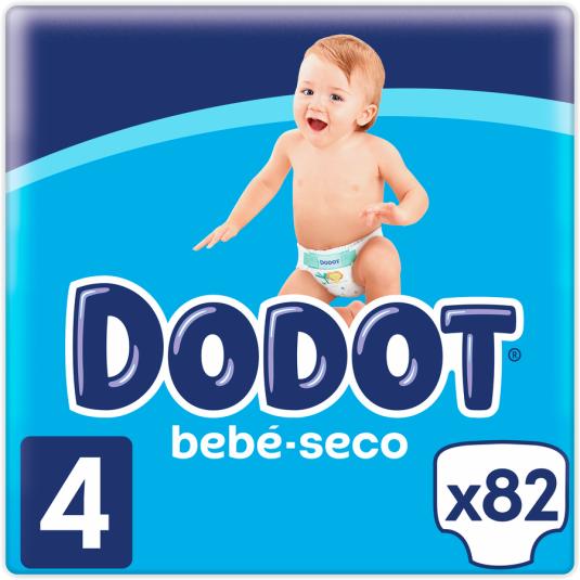 PAÑAL BEBÉ SECO T4 9-14KG DODOT 78U