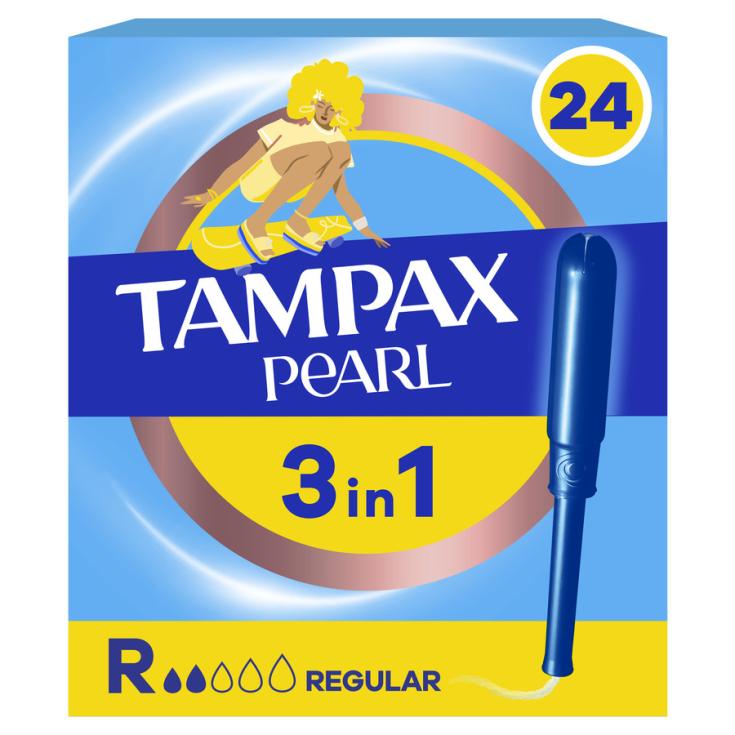 TAMPÓN REGULAR PEARL TAMPAX 24U