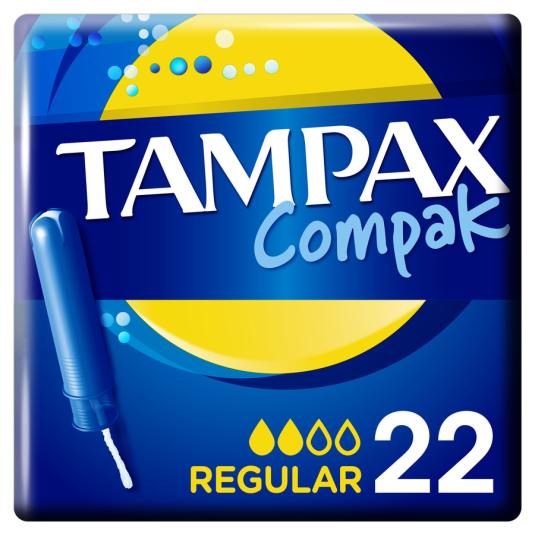 TAMPÓN REGULAR TAMPAX COMPAK 22U