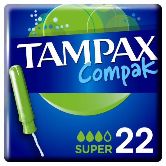 TAMPÓN SUPER TAMPAX COMPAK 20U