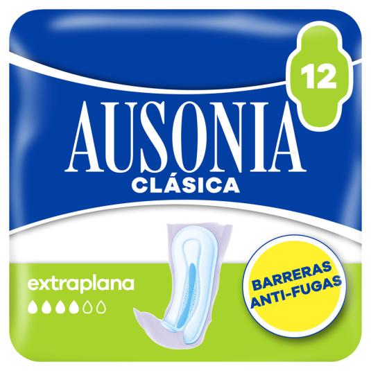 Higiene Ausonia mujer DISCREET compresas incontinencia maxi 12 u