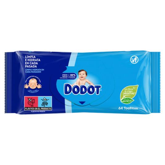 TOALLITA HÚMEDA TAPA DODOT 64U