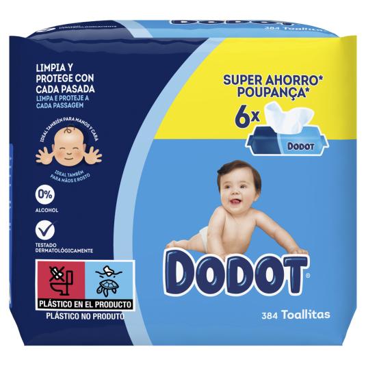 TOALLITA HÚMEDA  DODOT 6P 64U/P