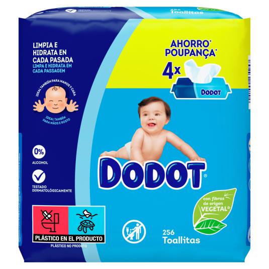 TOALLITA HÚMEDA  DODOT 4P 64U/P