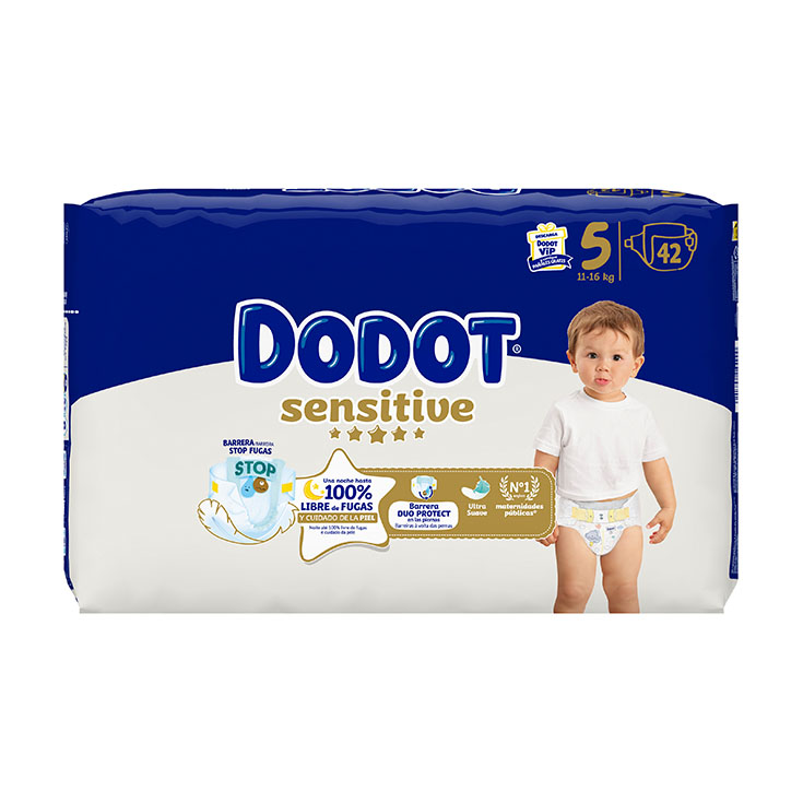 Pañal sensitive t5 Dodot 42u