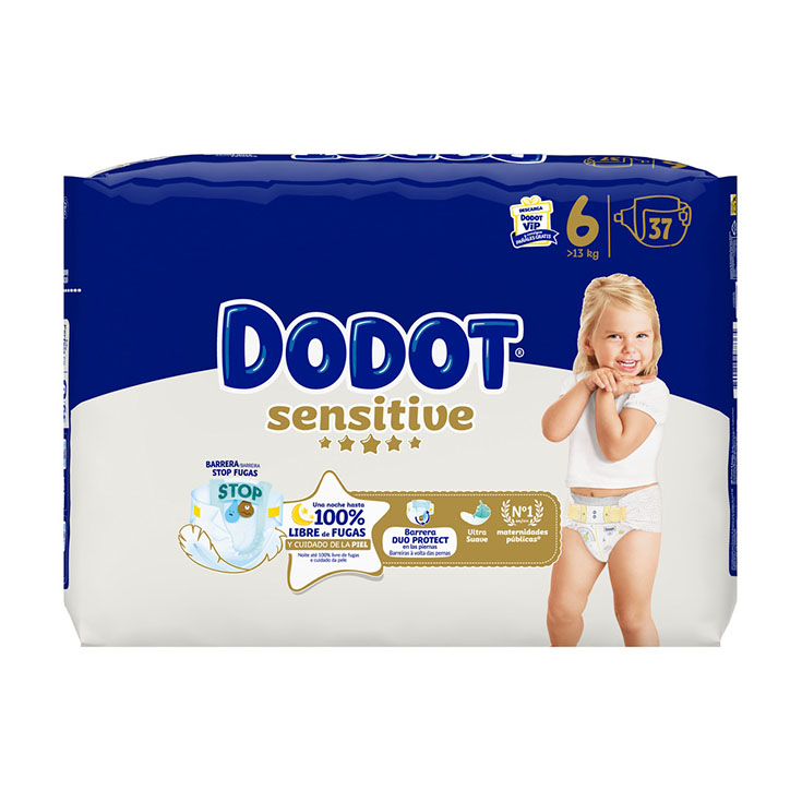 PAÑAL SENSITIVE T6 DODOT P37U