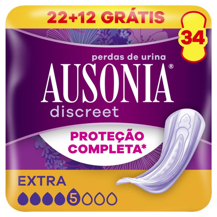 COMPRESAS DISCREET EXTRA AUSONIA 34U