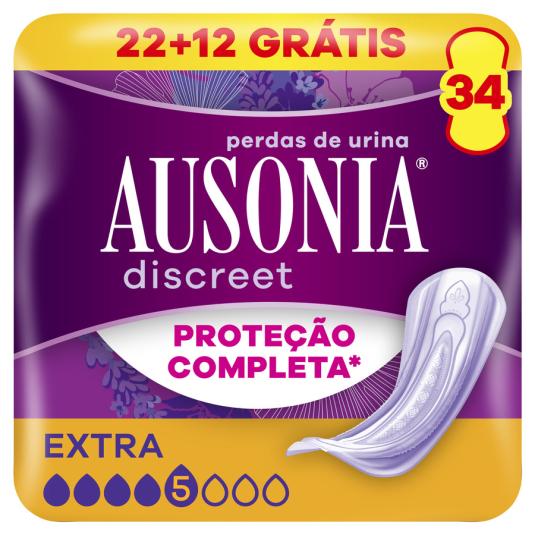 COMPRESAS DISCREET EXTRA AUSONIA 34U