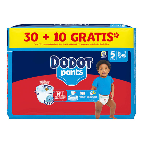 PAÑAL PANTS T5 DODOT 30+10G