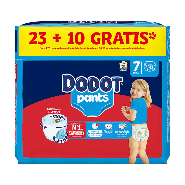 PAÑAL PANTS T6 DODOT 27+10G